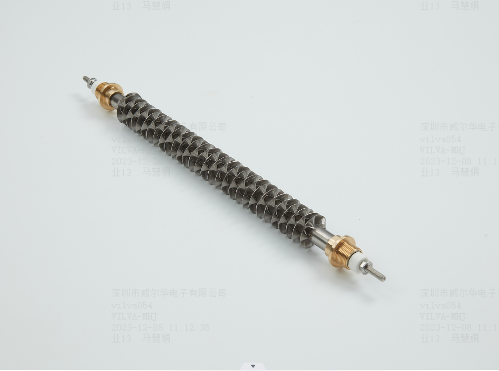 Alloy power resistor rod- Double-ended straight pipe 300mm