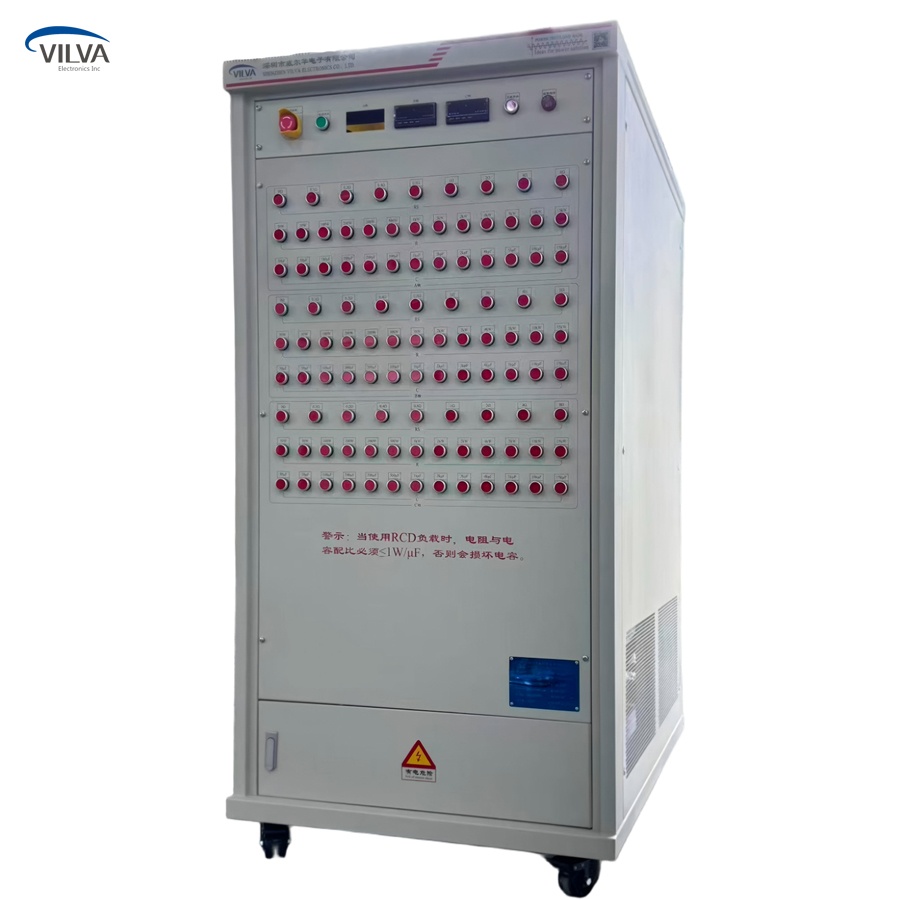 Adjustable 500kVA AC Resistive-Reactive Load Bank for Power System Test