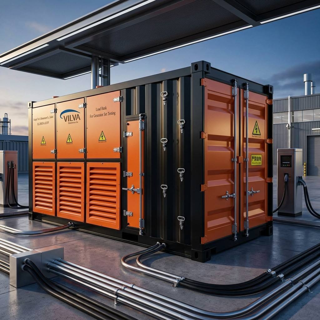 High Precision AC400V-2000KW Outdoor Resistive Load Bank